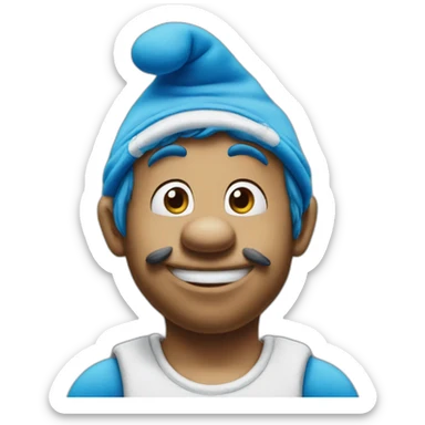 smurfs sticker