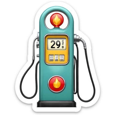 gas pump sticker