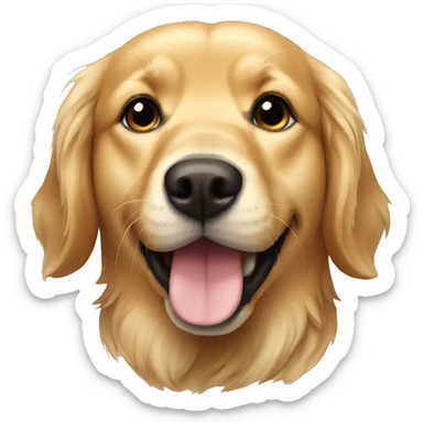 Golden retriever sticker