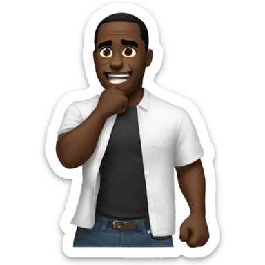 diddy hitting the griddy sticker