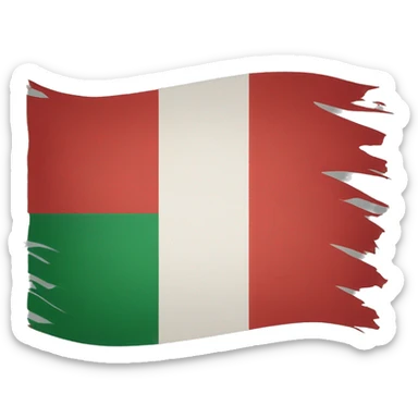 The Hungarian flag but upside down. Make it in the tyle of instagram flag emojis sticker