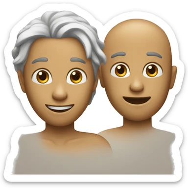 Emoji qui lève la main et baisse la tête  sticker