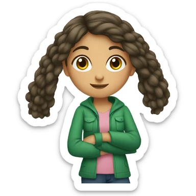 Environmentalist pakistani girl sticker