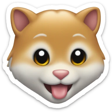 Dauphin incrusté dans un coeur sticker