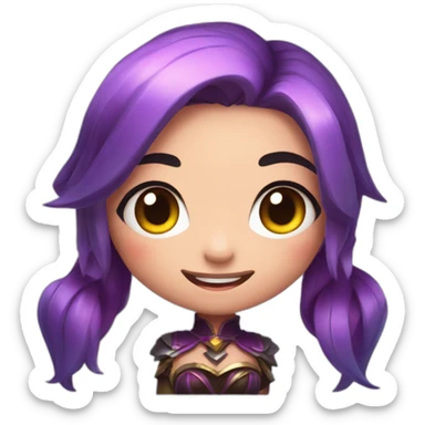 Chibi Jinx from League of Legends sticker