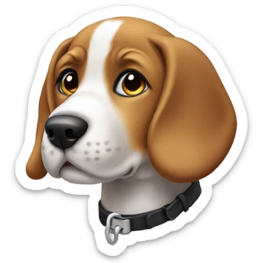 Beagle puppy sticker