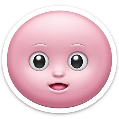 A stanley in baby pink sticker