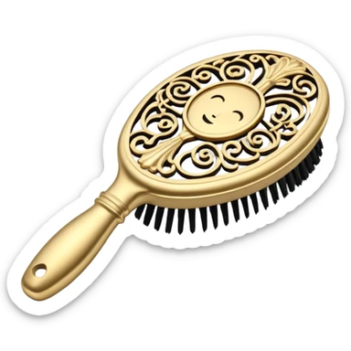 horoscope hairbrush sticker