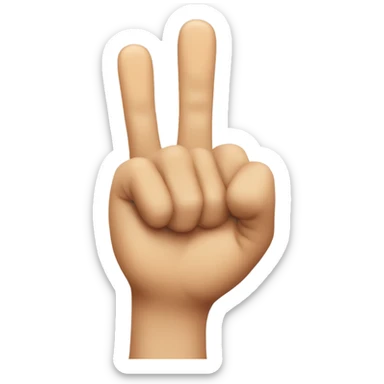 Wagging finger in front of face  sticker