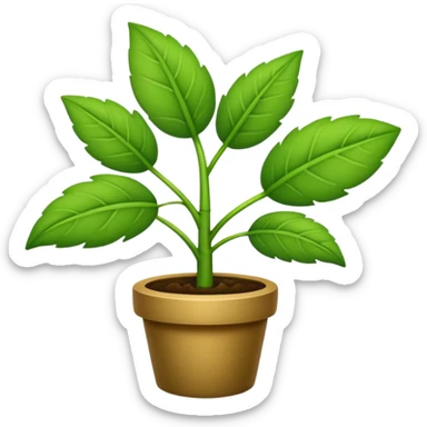 stem plant sticker
