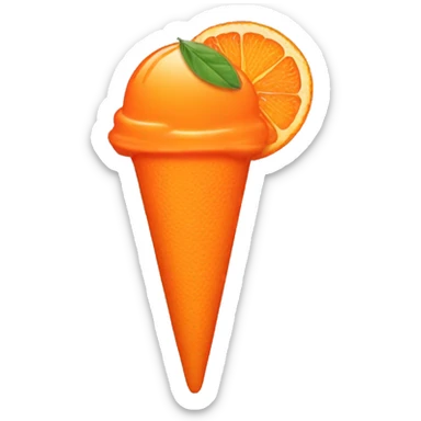 Orange dreamsicle sticker