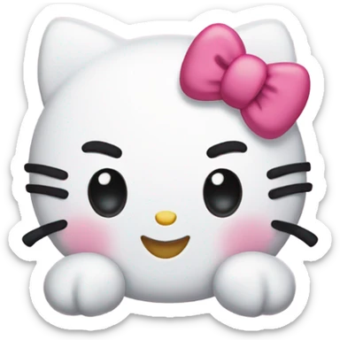 hello kitty cute emoji kawaii sticker