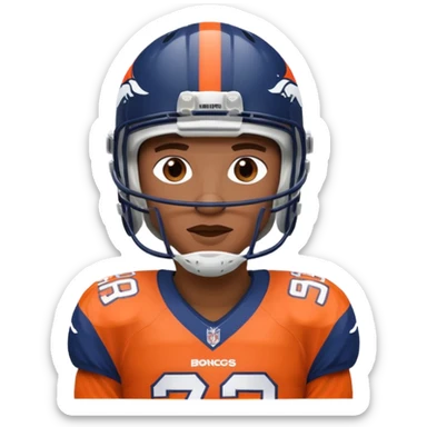 Denver broncos pat surtain sticker
