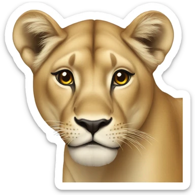 Lioness  sticker