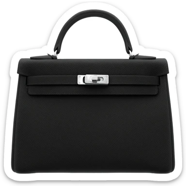 matte black kelly hermes bag sticker
