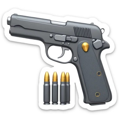 gun magazine sticker