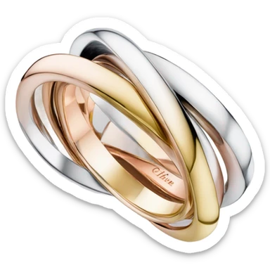 cartier trinity ring sticker