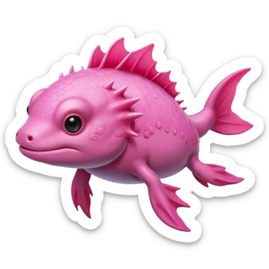 Axolotl sticker