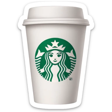 starbucks coffee cup sticker