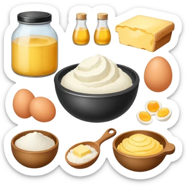 baking ingredients sticker