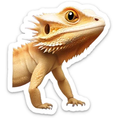 Bearded dragon sticker