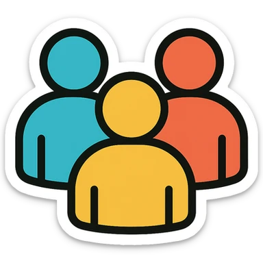 group of people sticker