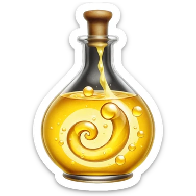 yellow potion and thunder sticker