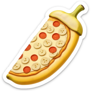 Pizza banana  sticker