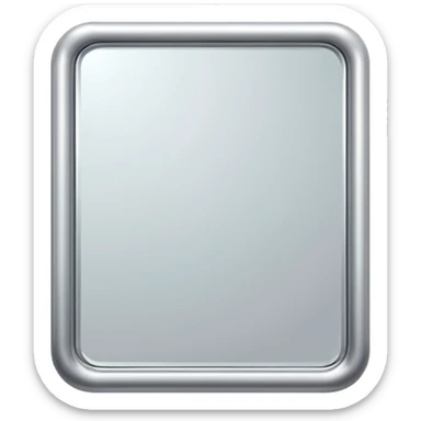 modern mirror sticker