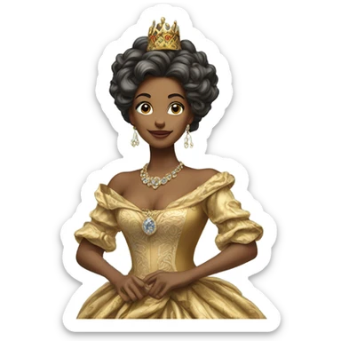 King louis from metaphor refantazio as a woman sticker