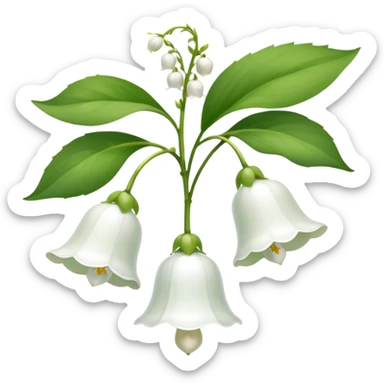 lily of the velly sticker