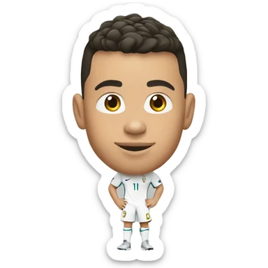 Ronaldo en ensemble  nike sticker