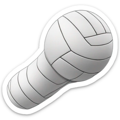 Volleyball spike sticker