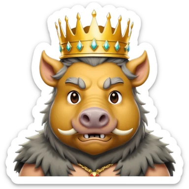 boar King  sticker