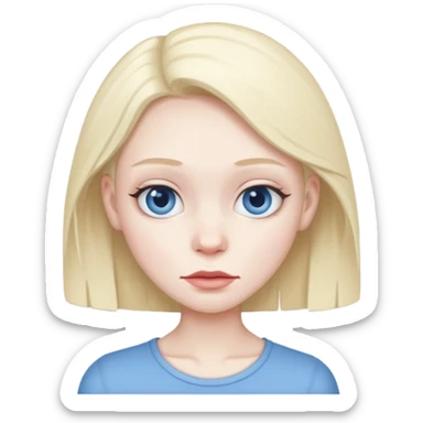 Bonnie Blue skinny sticker