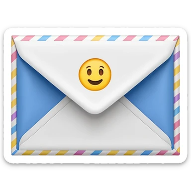 stamped envelopes sticker