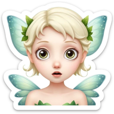 surprised fairy sticker