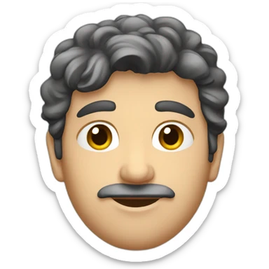 argentinian guy european descendant sticker