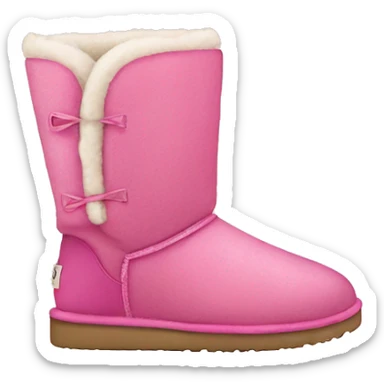 Pink ugg boots sticker