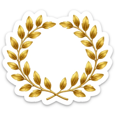 Roman Laurel Crown sticker