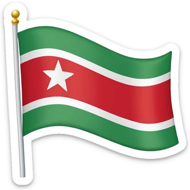 Tschetschenische Flagge  sticker