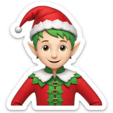 elf on a shelf sticker