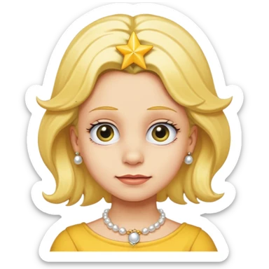 3D emoji head-only, smooth plastic, soft studio light, big round eyes, bold outline, centered, transparent bg,
Lisa Simpson, yellow skin, 8-point star hair, white pearl necklace, child face, overbite, no earrings, no eyelashes, not blonde sticker