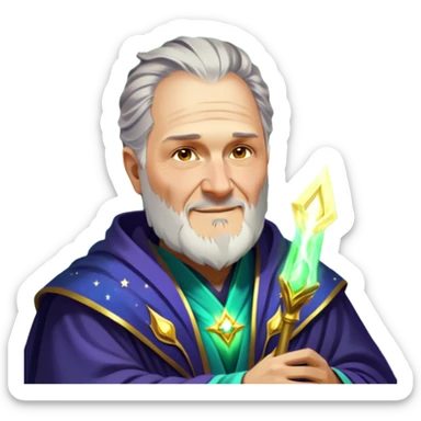 Celestial Sage sticker