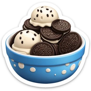 Oreo ice cream sticker
