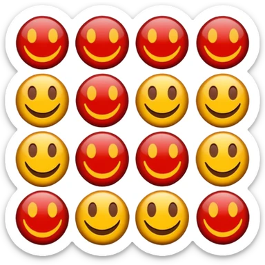 Galatasaray themed emoji with red and yellow colors, football and GS letters sticker
