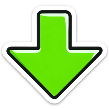 green check mark with sparkles sticker