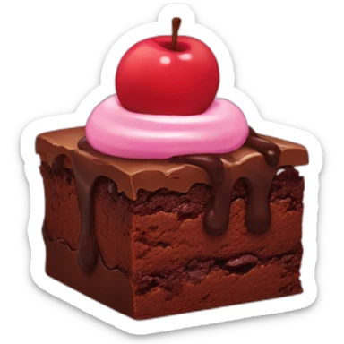 Brownie sticker