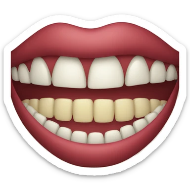 Zipped Mouth  sticker
