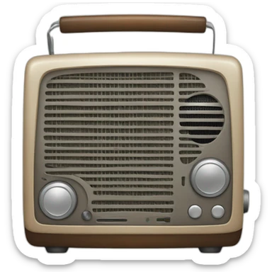 radio sticker